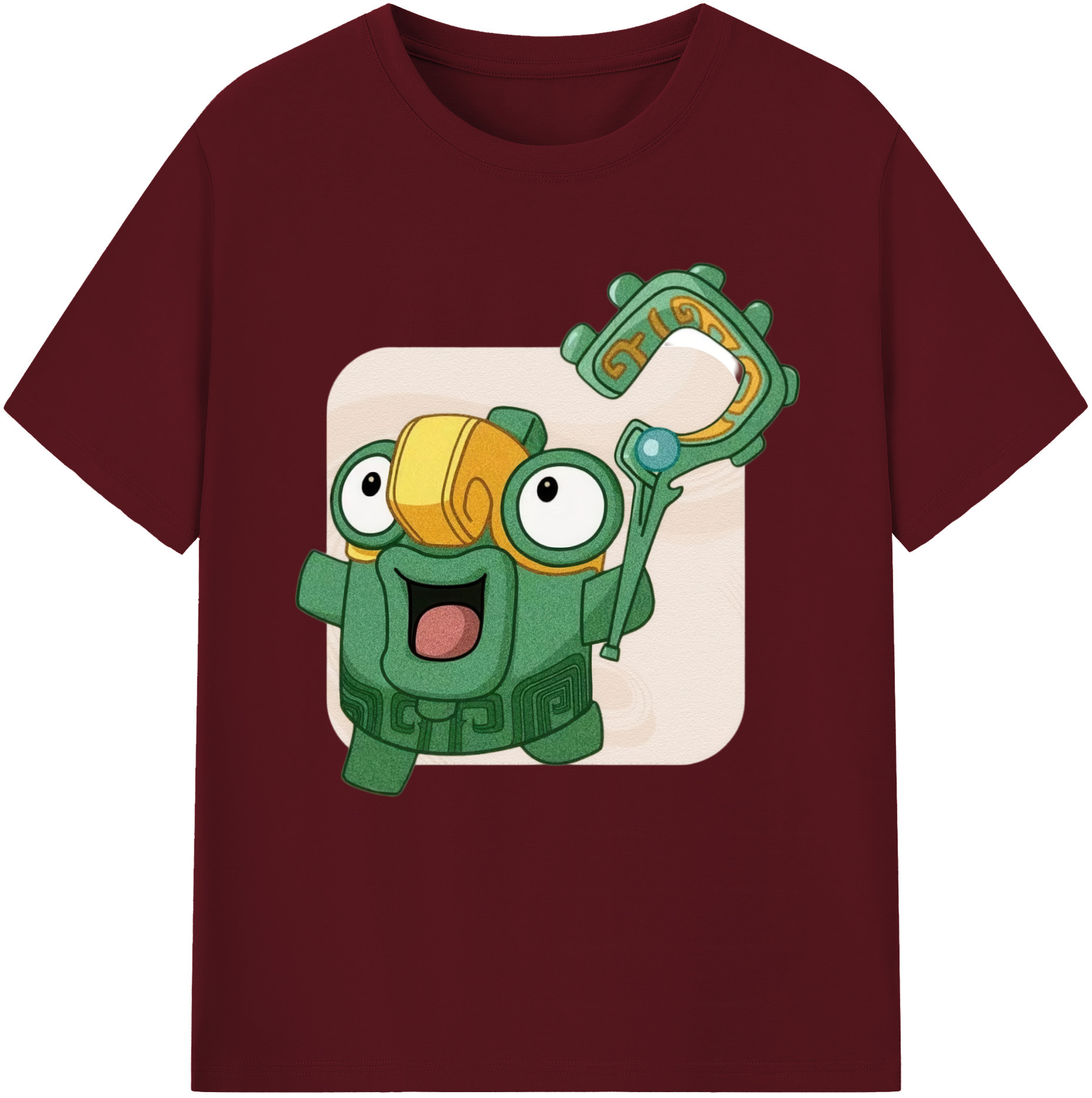 （画像用） Ne Zha 2 ナタ 魔童の大暴れ 綿100％半袖Tシャツ（フロントプリント）